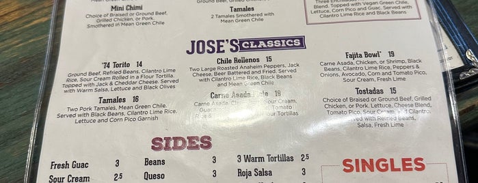 Jose Muldoon's is one of Mexican.