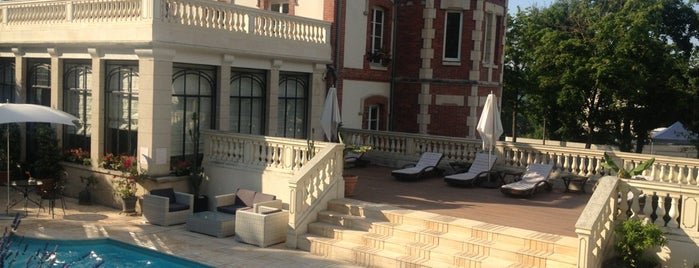 La Villa Eugène is one of Champagne's Top spots! = Peter's Fav's.