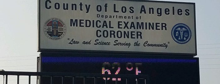 LA County Coroner's Office is one of Los Angeles - Halloween sites.