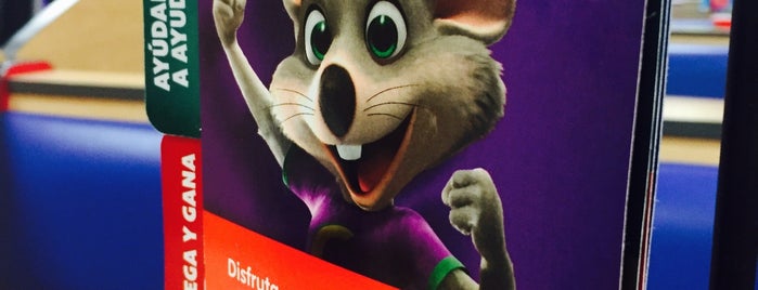Chuck E. Cheese’s is one of Mis enanos.