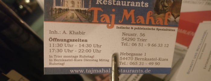 Taj Mahal is one of Trier.