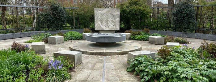 Tibetan Peace Garden is one of Southwark/Lambeth Green spaces near the river.