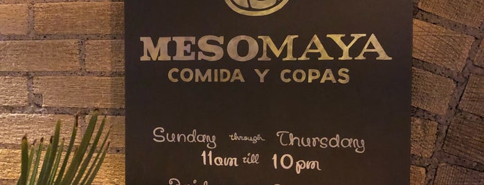 Meso Maya Comida y Copas is one of Big D.