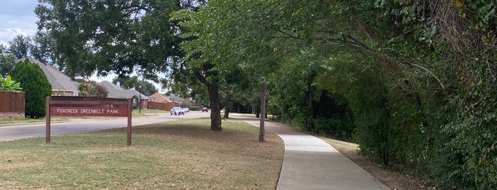 Fox Creek Greenbelt Park is one of Tempat yang Disimpan Droo.