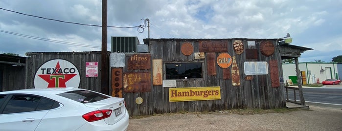 Chicken Oil Company is one of Texas Monthly 50 Greatest Hamburgers in Texas.