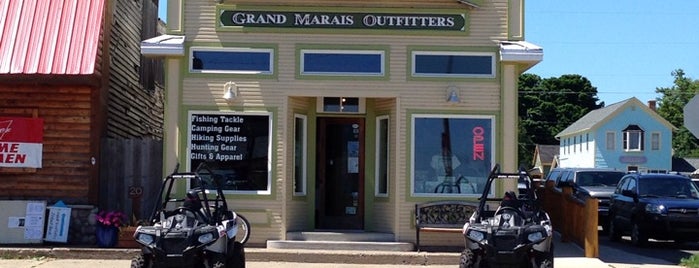 Grand Marias Outfitters is one of UP.