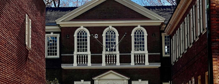 Carpenters' Hall is one of Philadelphia.