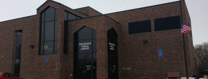 Brookings Public Library is one of coolest places in brookings.