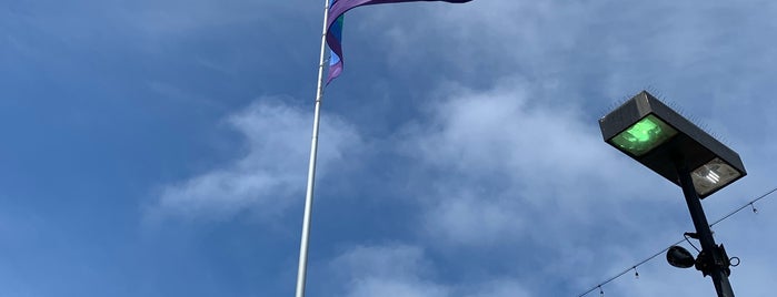 Castro Pride Flag Pole is one of SF Favorites.