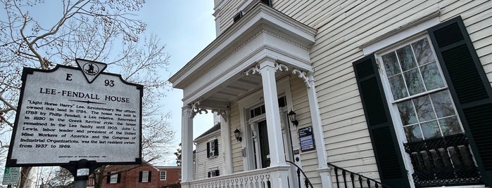 Lee-Fendall House is one of Alexandria VA.