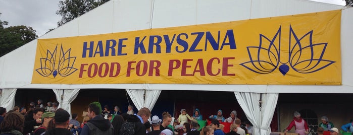 Hare Kryszna Food For Peace is one of Pol'and'Rock Festival | Woodstock.