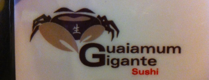 Guaiamum Gigante Sushi is one of My food places.