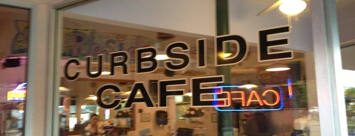 The Curbside Cafe is one of Tempat yang Disukai Bruce.