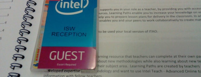 Intel Corporation is one of Places I've worked in!.