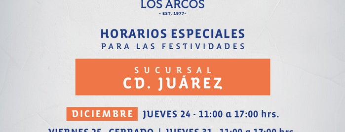 Los Arcos is one of Juárez.