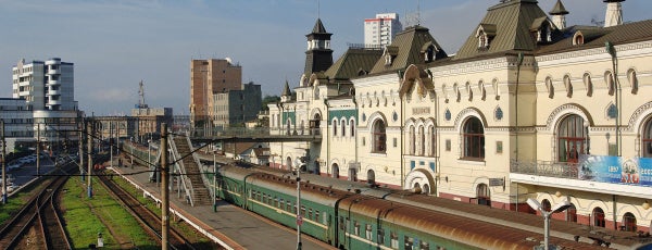 Vladivostok Railway Station is one of Вокзалы России.