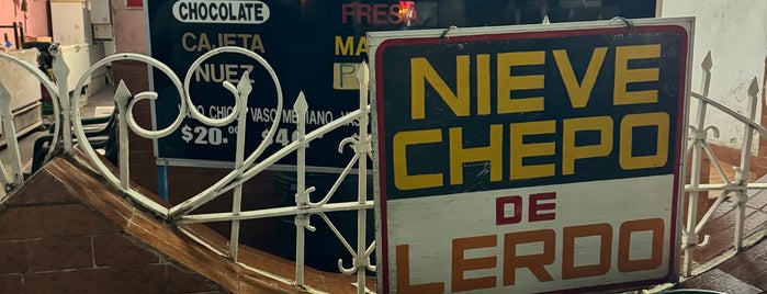 Nieve Chepo Alameda is one of Restaurantes.
