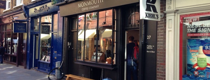 Monmouth Coffee Company is one of London top picks.