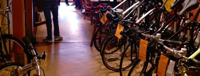 Mojo Bicycle Cafe is one of adrian & kj do sf 2014!.