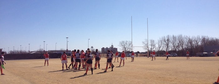 OU Rugby Fields is one of Lugares favoritos de Lizzie.
