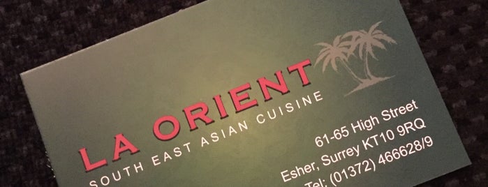 La Orient is one of Carolina'nın Beğendiği Mekanlar.