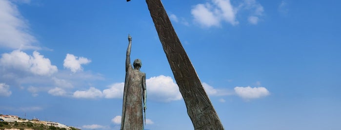 Pythagoras Statue is one of Samos.