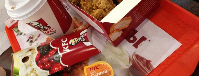KFC is one of Tempat yang Disukai Тетя.