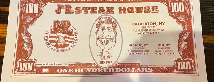 J & R's Steak House is one of Stony Brook Alumni Benefits.