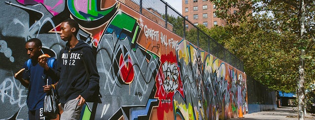 Graffiti Hall Of Fame is one of The East Harlem List by Urban Compass.