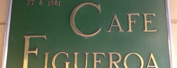 Café Figueroa is one of Restaurantes y Bares de Madrid.