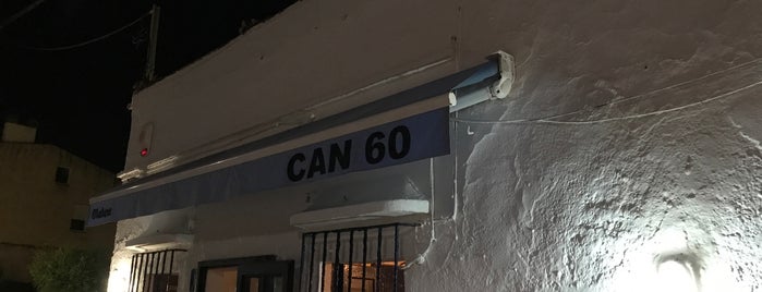 Can 60 is one of Restaurantes.