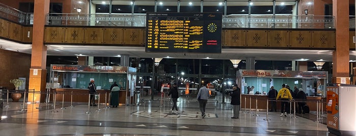 Marrakesh Railway Station is one of Tempat yang Disukai Che.