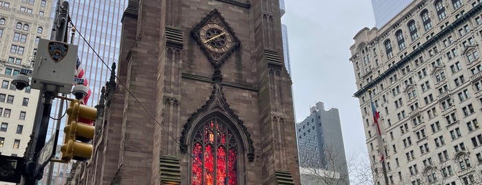 Trinity Church is one of Historic NYC Landmarks.