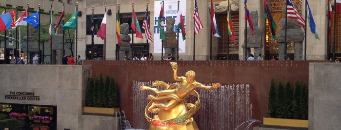 Rockefeller Center is one of New York.