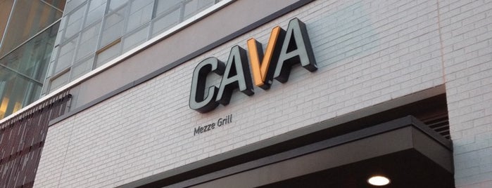 CAVA is one of สถานที่ที่ Khalil ถูกใจ.