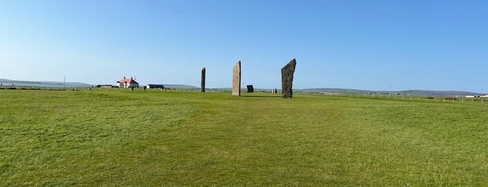 Standing Stones of Stenness is one of ORKNEY ISLANDS - historic sites, nature & art.