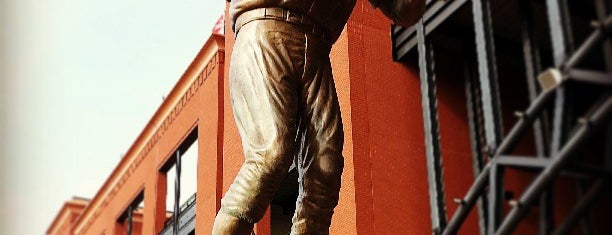 Stan Musial Statue at Busch Stadium is one of St. Louis Outdoor Places & Spaces.