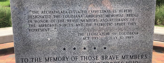 Louisiana Airborne Memorial is one of Tempat yang Disukai Cortland.