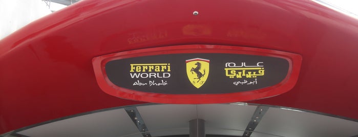 Ferrari World is one of Lieux qui ont plu à Burak.