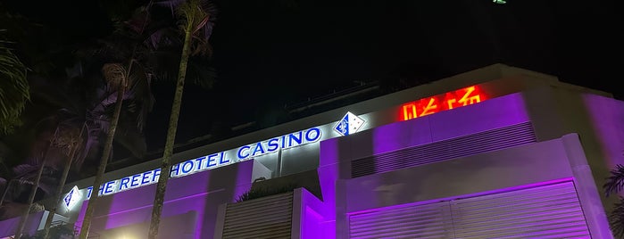 The Reef Hotel Casino is one of Bar list.
