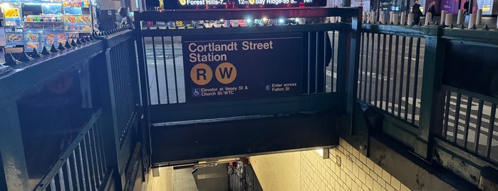 MTA Subway - Cortlandt St (R/W) is one of Subway Stations.