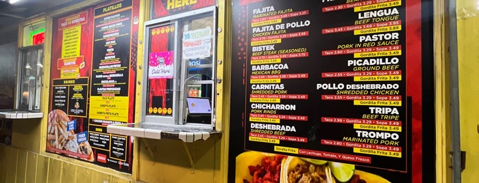 Cesar's Tacos is one of Dallas favs.