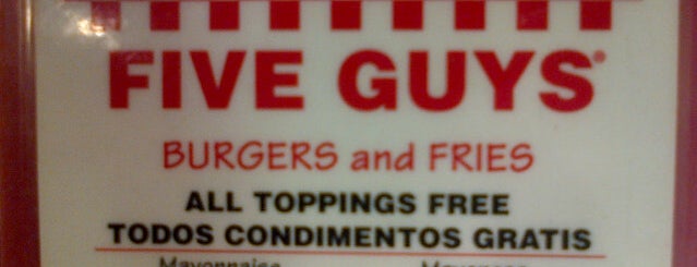 Five Guys is one of Dave’s Liked Places.