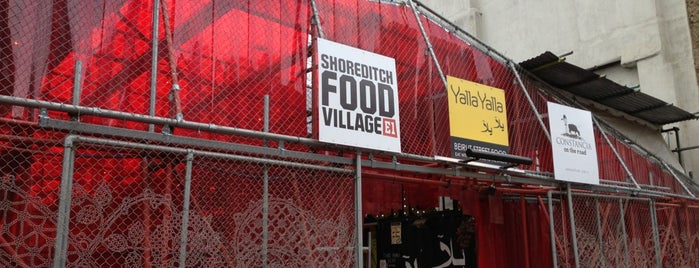 Shoreditch Food Village is one of Food and Drinks Near Puppet Office.
