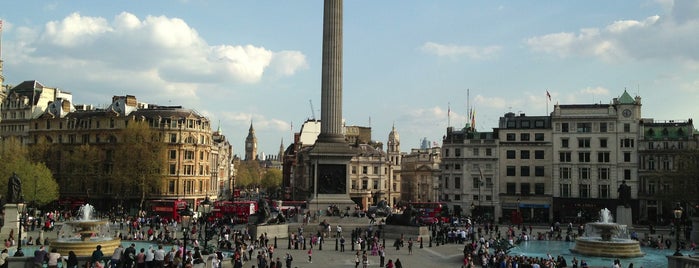 Trafalgar Square is one of London's 40 Most Famous Landmarks.