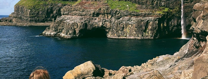 Gásadalur is one of Faroe Islands.
