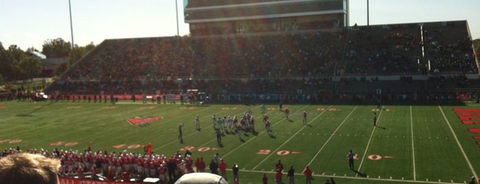 Scheumann Stadium is one of NCAA Division I FBS Football Stadiums.