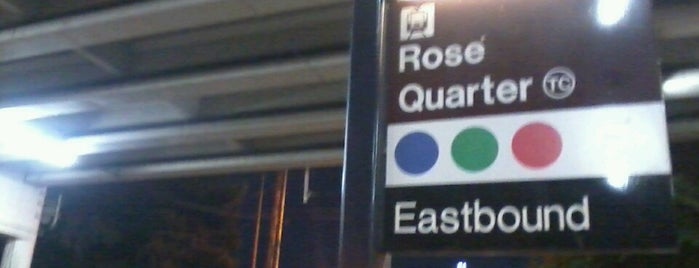 TriMet Interstate/Rose Quarter MAX Station is one of Portland, OR.