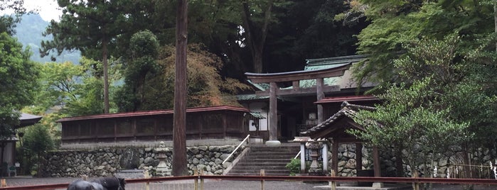 丹生川上神社 下社 is one of 別表神社 西日本.