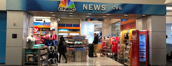 CNBC News is one of Cincinnati Airport.